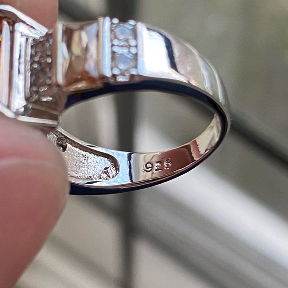 NIB Sterling silver and Morganite ring 💍 - Picture 6 of 9